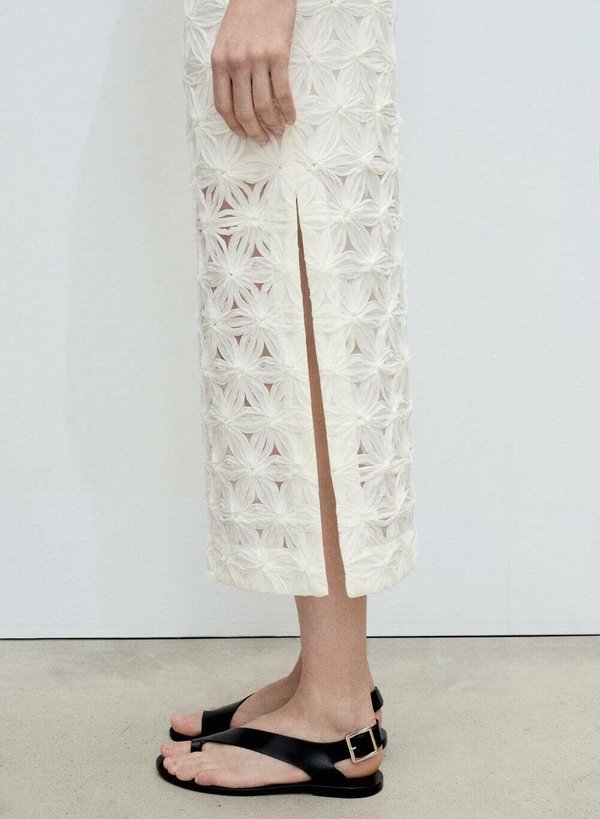 DAISY - Pencil skirt - écru4