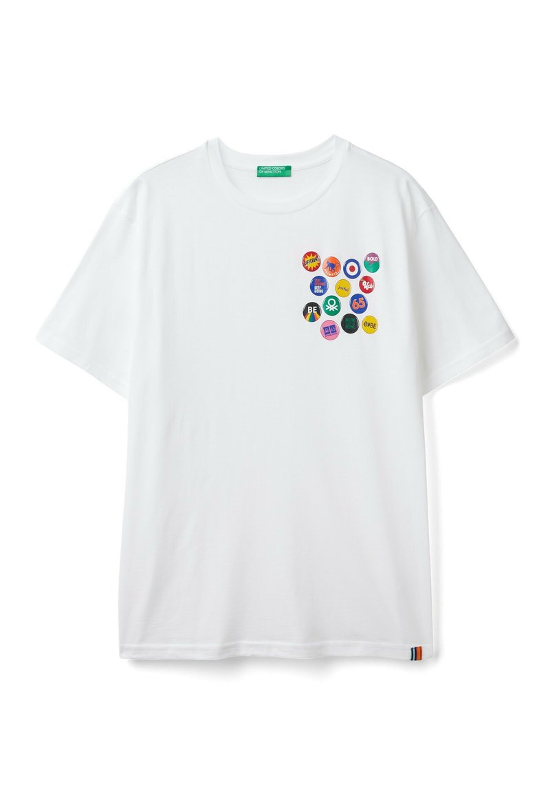 United Colors of Benetton T-shirt print wit