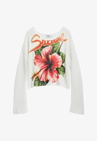 Desigual WITH EMBROIDERED-FLOWERS - Maglione - black/nero Desigual WITH EMBROIDERED-FLOWERS - Maglione - black/nero