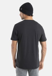 icebreaker MERINO TENCEL COTTON COMBI GRAPHIC - T-shirt print - BLACK