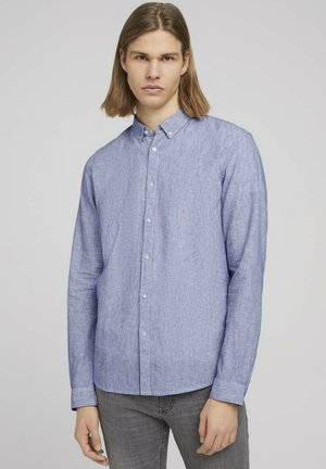 Koszula - navy white small stripe