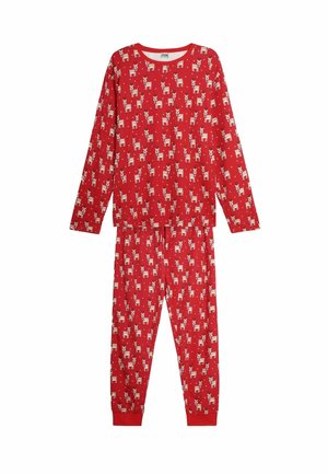 REINDEER SET - REGULAR FIT - Pyjama set - red