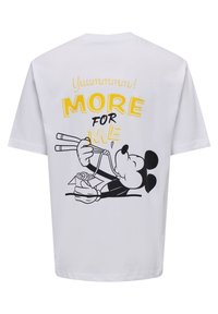 Only & Sons ONSDISNEY MICKEY MOUSE LIFE TEE - T-shirts med print - white
