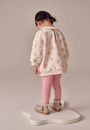 Next, REGULAR FIT - COLLAR SET  - Sweatshirt - light pink ditsy floral