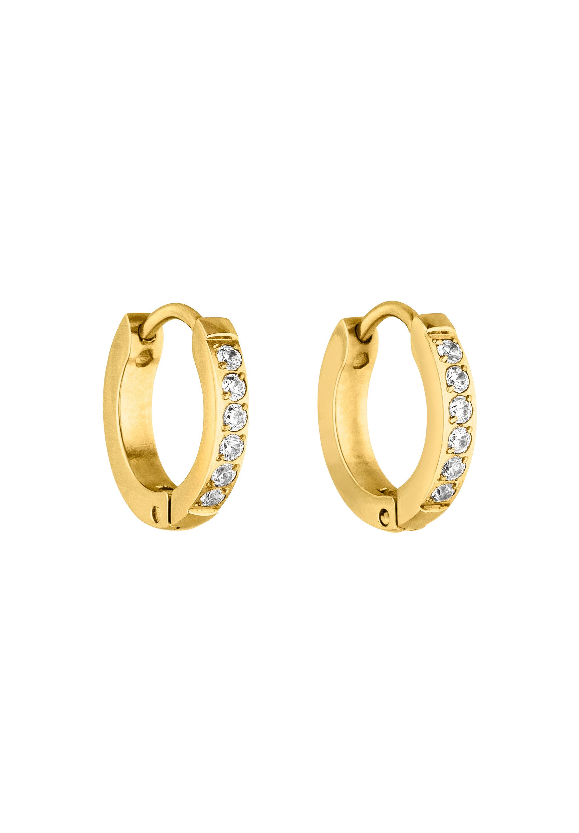 Orecchini A Lobo Donna In Argento 925, Modello Dew 4035hp, Lucidi, Chiusura A Farfalla, In Elegante Confezione Regalo - 2