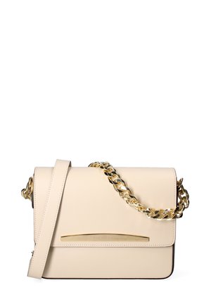 SHOULDER - Sac à main - beige and gold