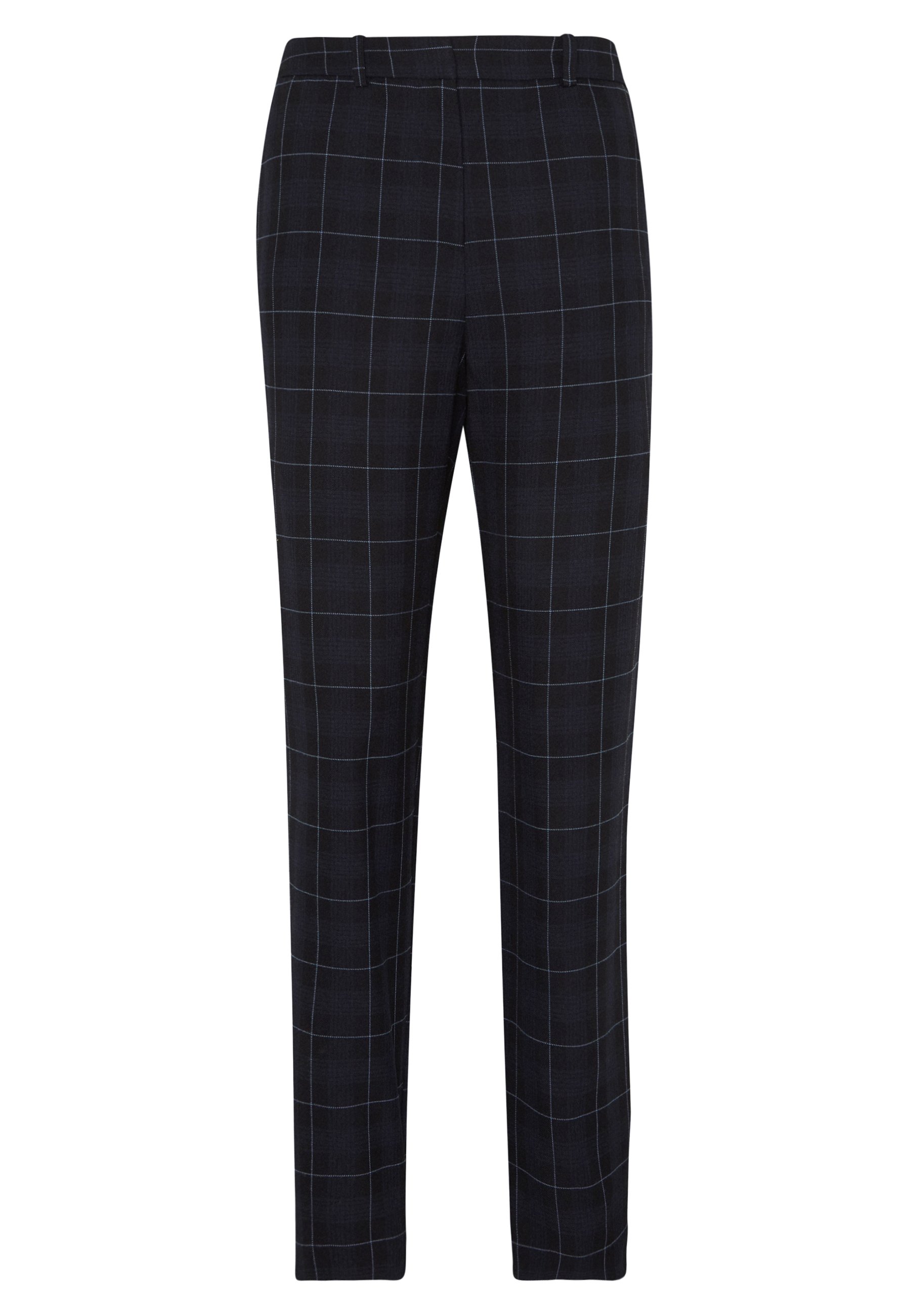 Dorothy Perkins Tall GRID CHECK ANKLE GRAZER Bukse navy Dorothy Perkins Maternity MATERNITY GRID CHECK ANKLE GRAZER - Bukse - black