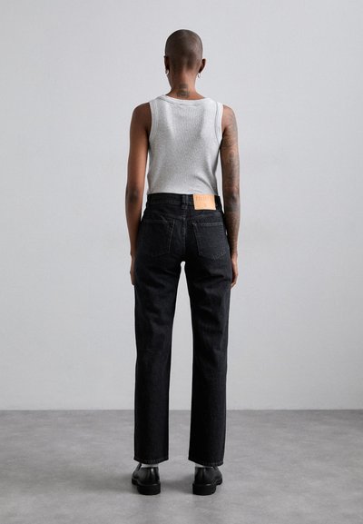 Filippa K CONTRAST POCKET STRAIGHT - Džinsi ar taisnām starām - black