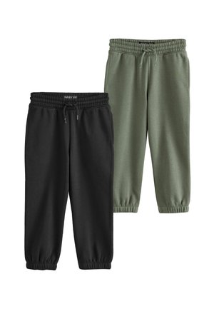 REGULAR FIT - JOGGERS 2 PACK - Donji dijelovi trenirke - khaki green black
