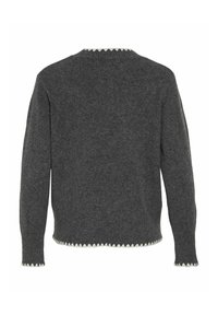 VILA Džemperis - dark grey melange