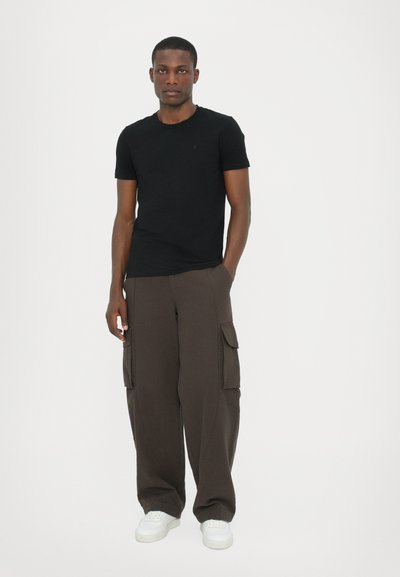 Dondup SLIM FIT - Pamata T-krekls - black