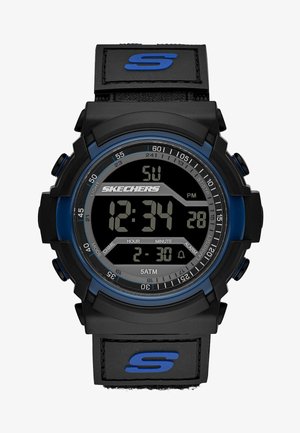 Skechers FLOURNOY - Orologio digitale - black, blue