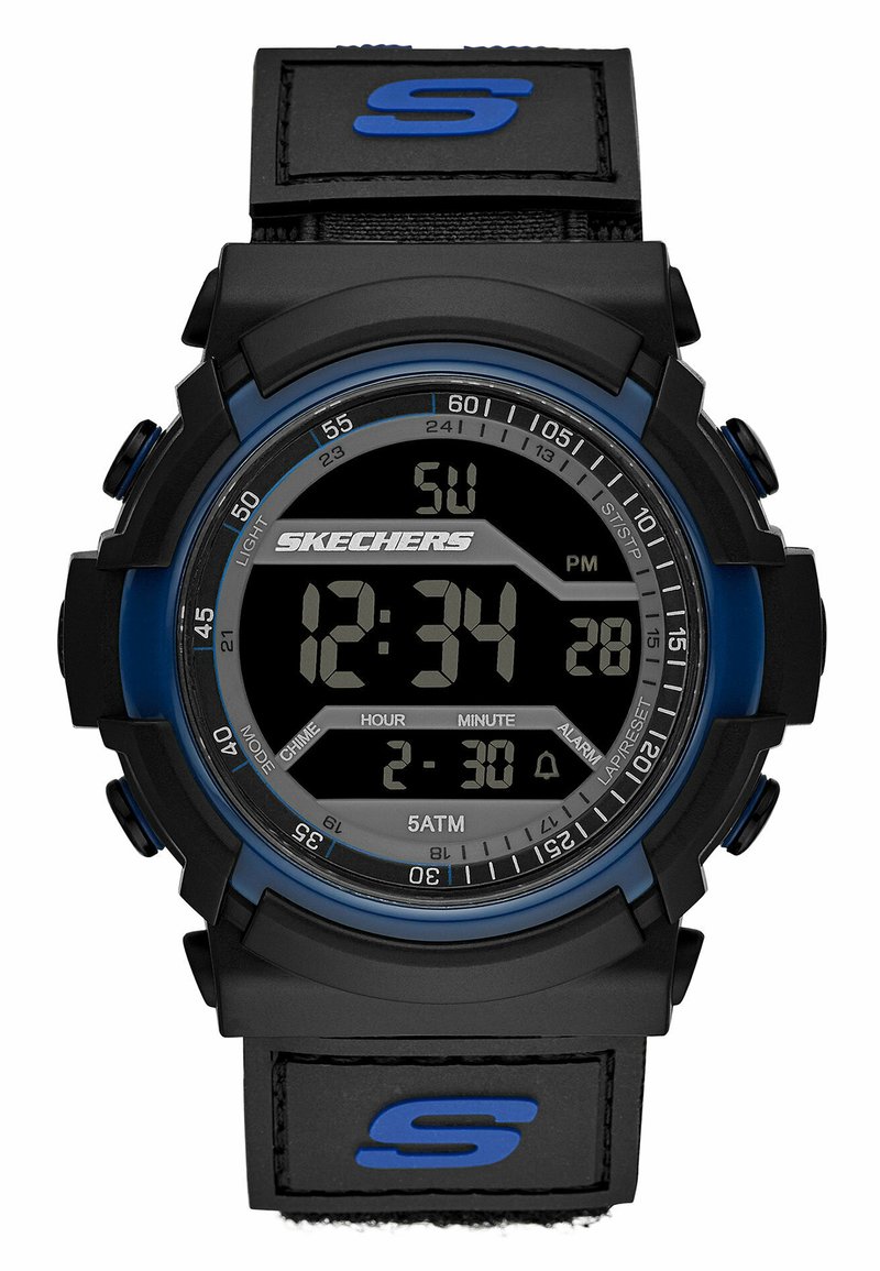 Skechers FLOURNOY - Reloj digital - black, blue