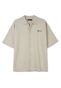 SIGNAR WAFFLE SHORTSLEEVE SHIRT - Camisa - washed light beige