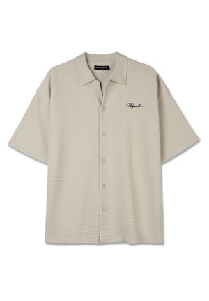 Pegador SIGNAR WAFFLE SHORTSLEEVE SHIRT - Shirt - washed light beige