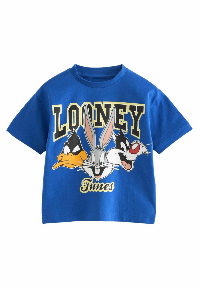Next LOONEY TUNES SHORT SLEEVE REGULAR FIT - Nyomott mintás póló - blue