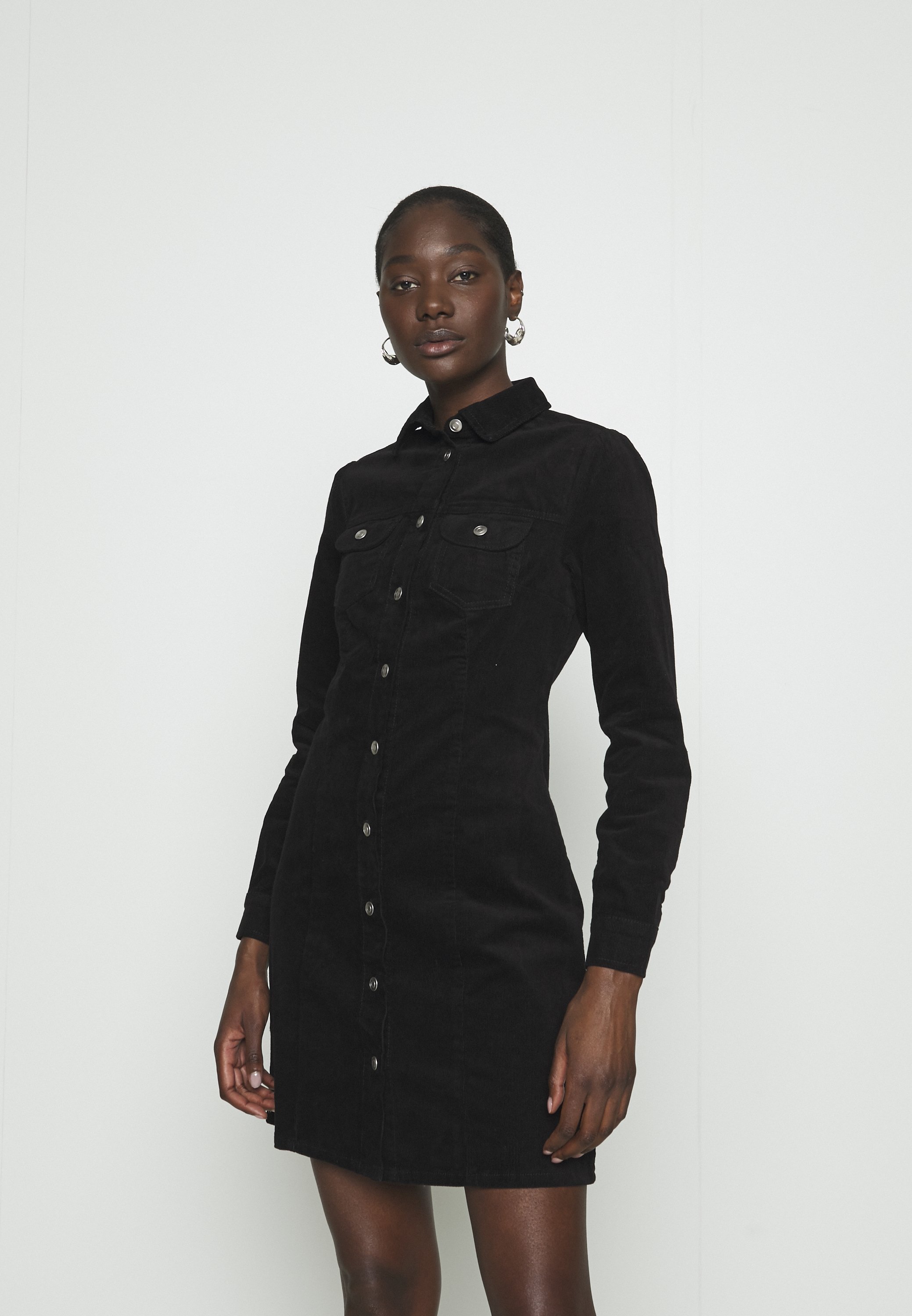 dorothy perkins black shirt dress