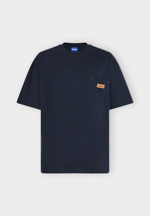 HUGO, NEVADO - T-shirt basique - dark blue