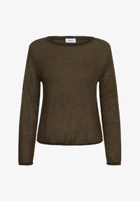 Unselected, chocolate brown melange