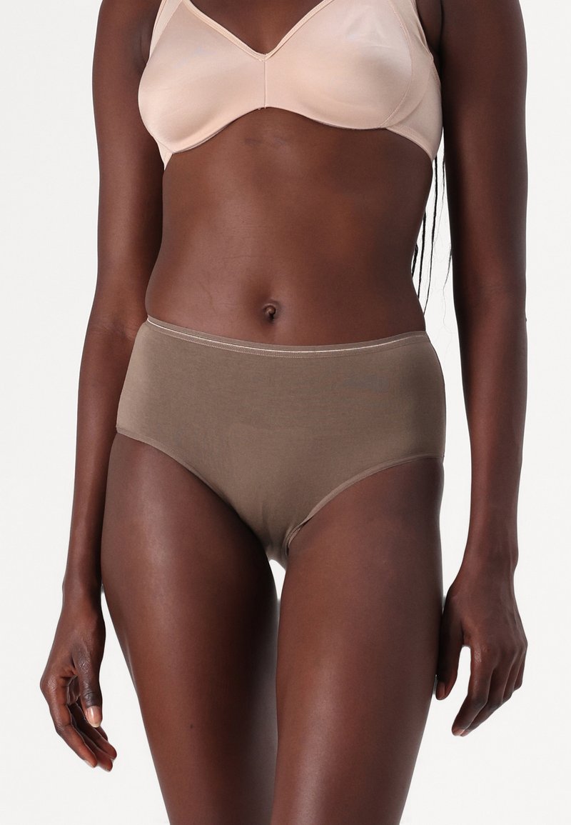 Schiesser 2 PACK ESSENTIALS - Briefs - weiss/taupe