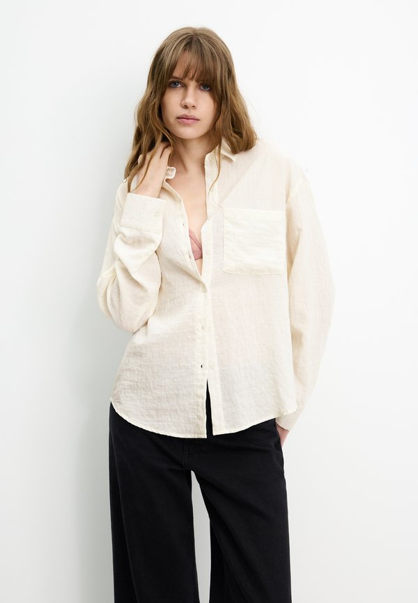 OVERSIZE SEMI-SHEER - Hemdbluse