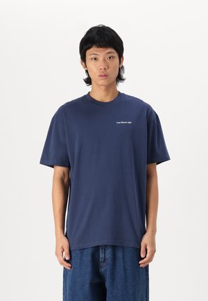 SCRIPT TEE UNISEX - Basic T-shirt - blue