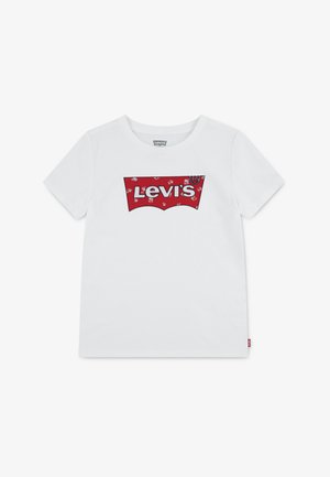 FLORAL BATWING TEE - T-shirts med print - blanc de blanc