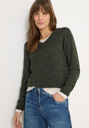 V-NECK  - Maglione - grün