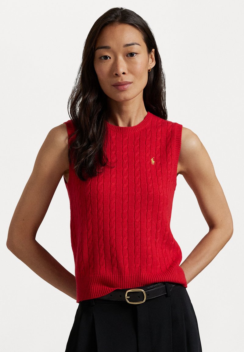 Polo Ralph Lauren SLEEVELESS - Džemperis - red