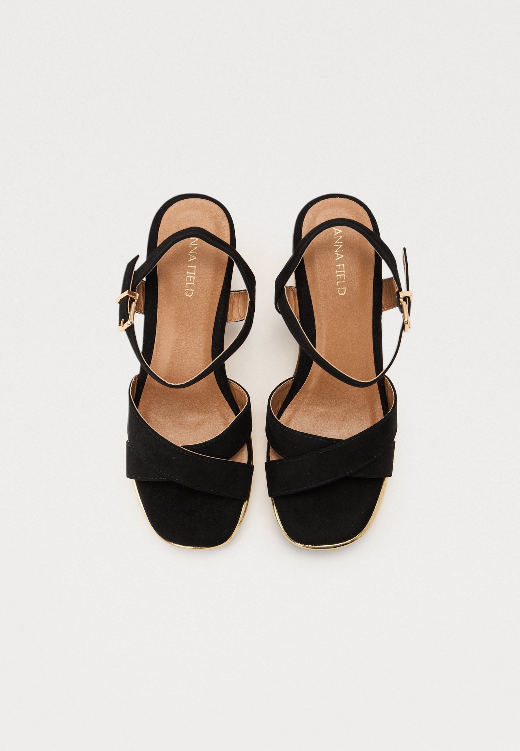 Anna Field Sandalen met sleehak - black/zwart - Zalando.nl