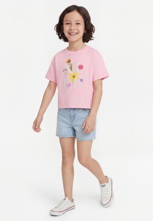 Nike Sportswear, TEE BOXY SPRING - Nyomott mintás póló - soft pink/summit white