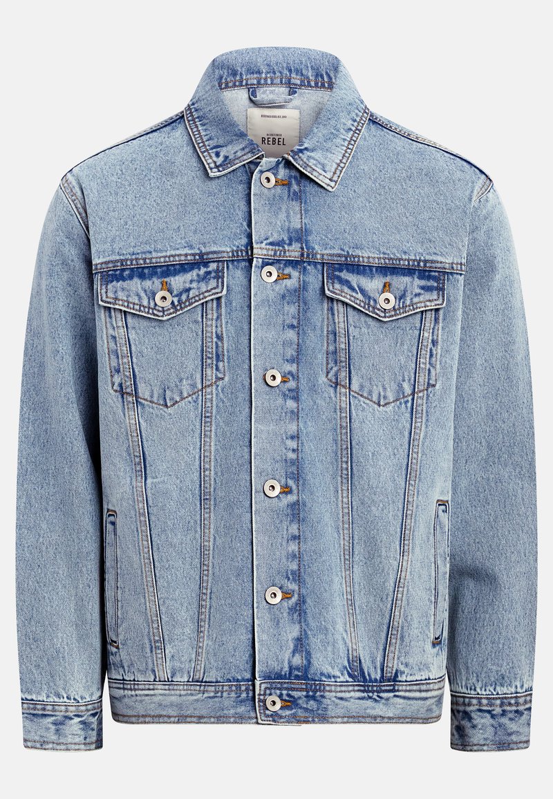 Redefined Rebel RAY JACKET BOXY FIT - Denim jacket - light blue ...