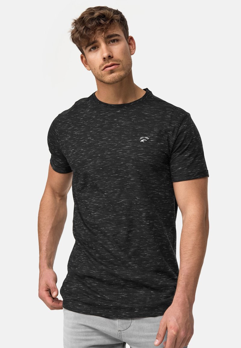INDICODE JEANS KLOGE - Basic póló - black mix