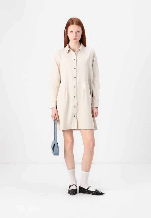 ONLAIME DRESS - Shirt dress - pumice stone4
