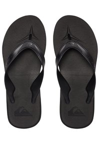 Quiksilver - T-bar sandals - black/black/brown Thumbnail Image 1