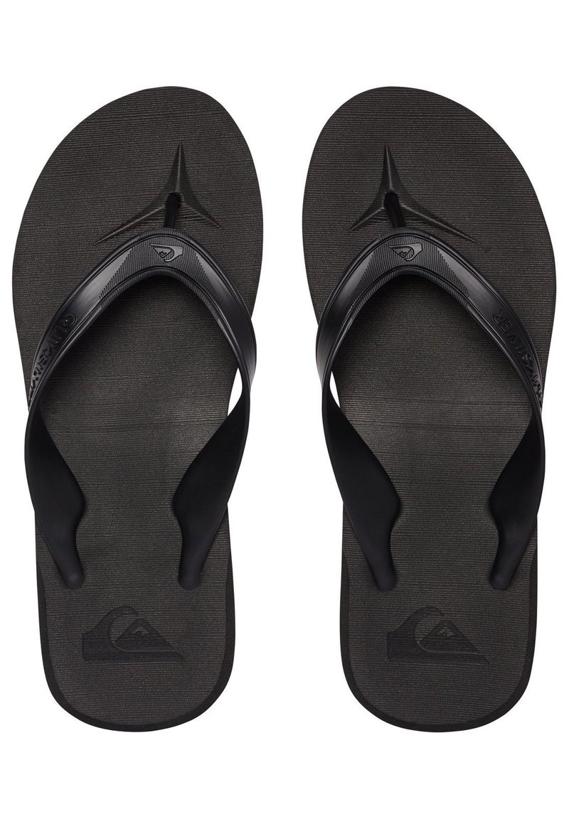 Quiksilver - T-bar sandals - black/black/brown, Enlarge