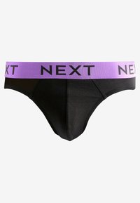 Next TEN PACK - Bokserit - black metallic colour waistbands