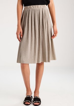 Jupe plissée - mottled light grey