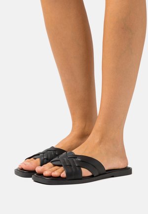 Pantolette flach - black