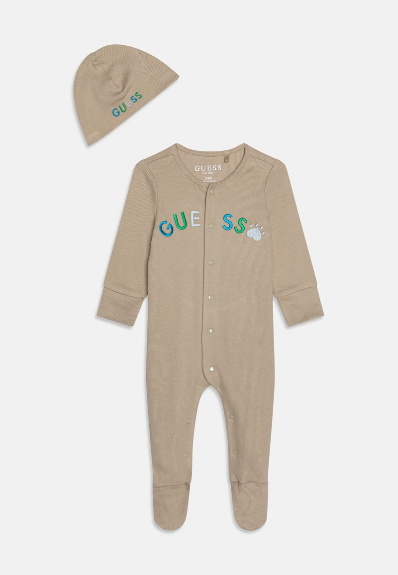 Guess NEW BORN BOY SET - Tuta jumpsuit - pasadena stone