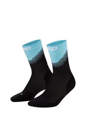 CEP, RUN EDT. SPLIT SOCKS MID CUT - Sportsocken - black light blue