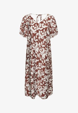 Kaffe Curve, KCEVIA - Vestido informal - henna chalk flower