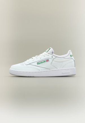 Reebok Classic, CLUB C 85 - Baskets basses - footwear white/glen green/gold-coloured metallic