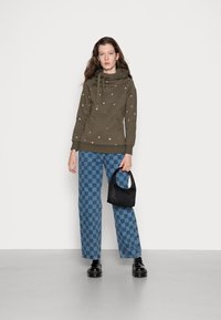 ONLY ONLJALENE HOOD - Sweatshirt com capuz - kalamata