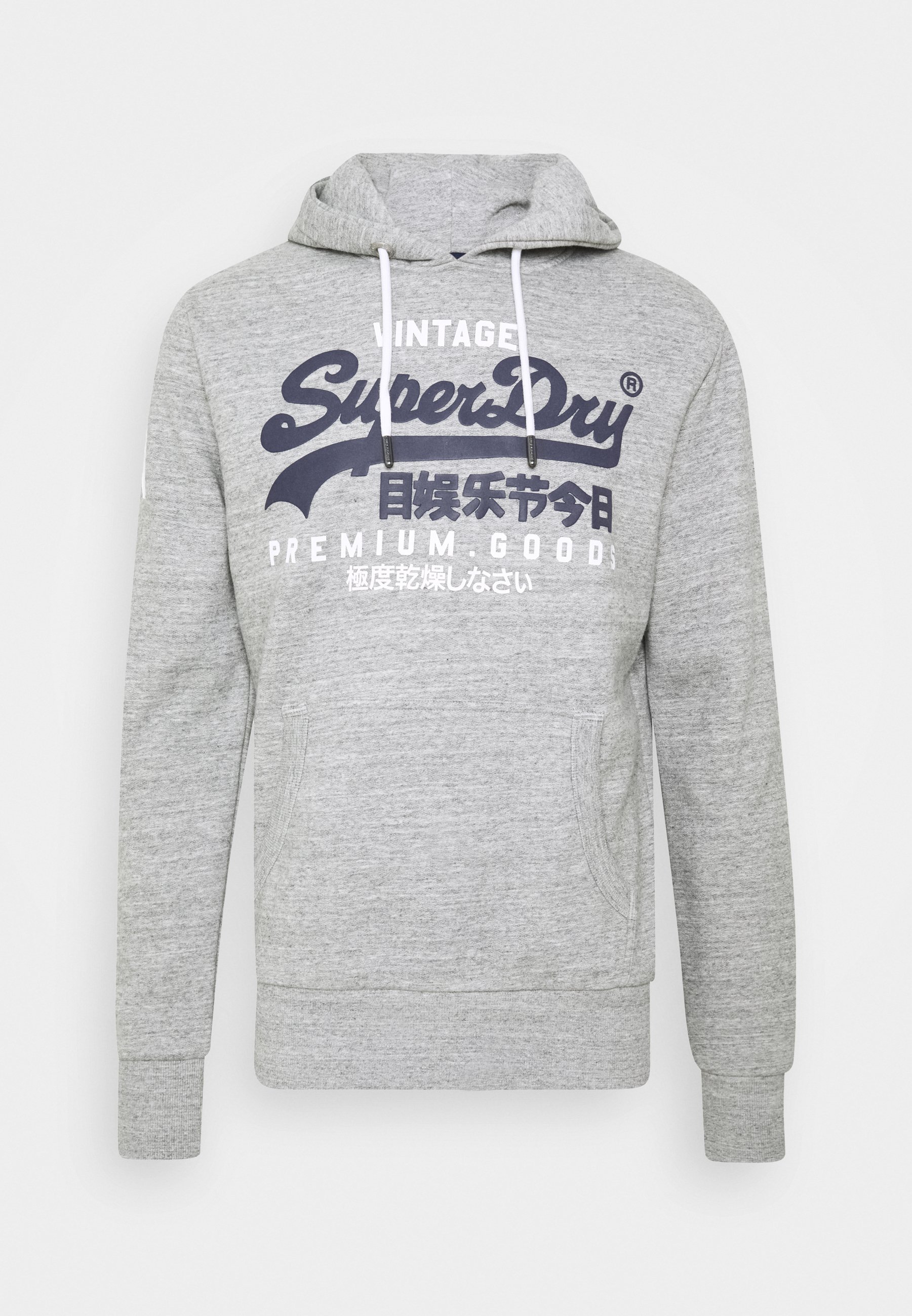 grey superdry hoodie