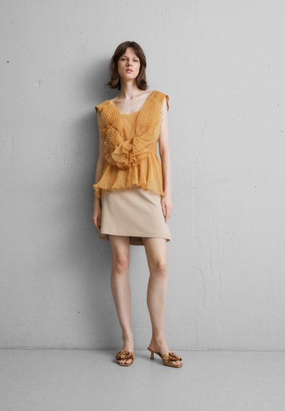 Alberta Ferretti TOP - Blouse - brown