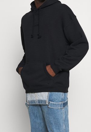 Jersey con capucha - black
