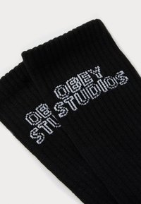 Obey Clothing STUDIOS SOCKS UNISEX - Ponožky - black