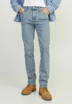 JJICLARK JJEVAN AM NOOS - Vaqueros slim fit - blue denim