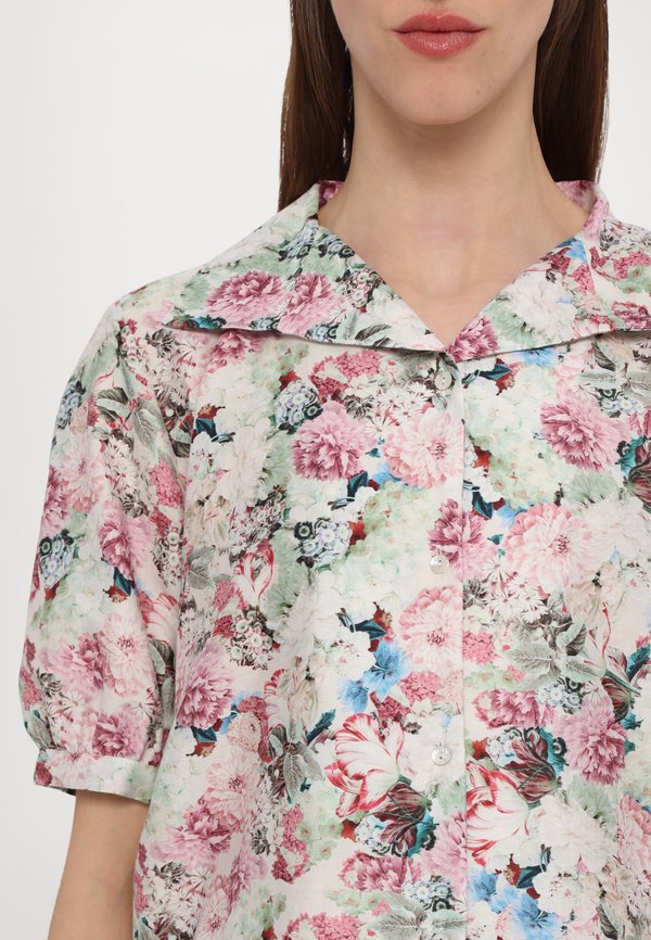 MAURA - Button-down blouse - rosa4